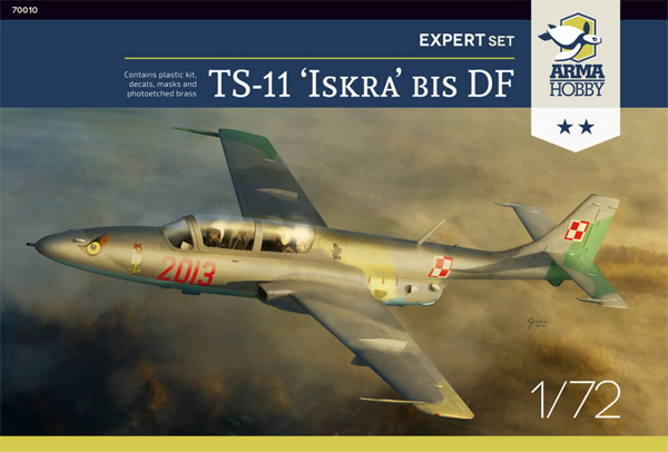 TS-11 イスクラ bis DF エキスパートセット プラモデル (アルマホビー 1/72 エアクラフト プラモデル No.70010) 商品画像