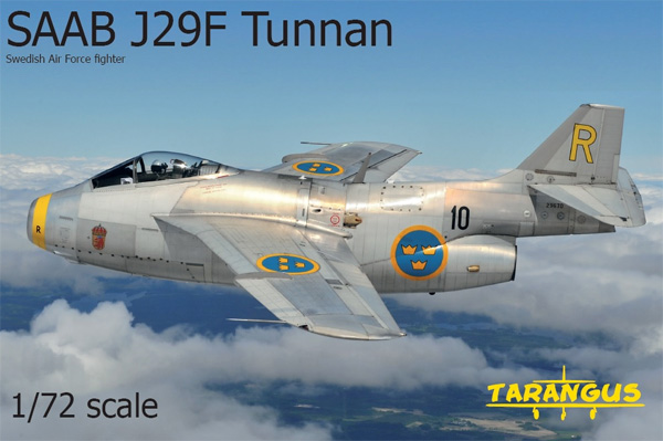 サーブ J29F トゥンナン プラモデル (タラングス 1/72 エアクラフト プラモデル No.TA7206) 商品画像