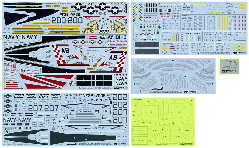 グラマン F-14A トムキャット 後期型 発艦セット プラモデル (タミヤ 1/48 傑作機シリーズ No.122) 商品画像_2