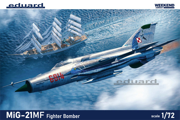 MiG-21MF 戦闘攻撃機 プラモデル (エデュアルド 1/72 ウィークエンド エディション No.7458) 商品画像