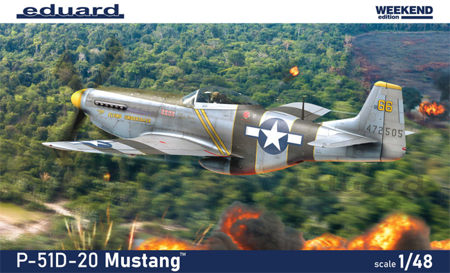 P-51D-20 マスタング プラモデル (エデュアルド 1/48 ウィークエンド エディション No.84176) 商品画像