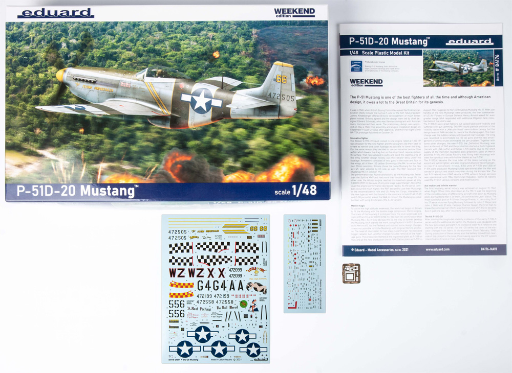 P-51D-20 マスタング プラモデル (エデュアルド 1/48 ウィークエンド エディション No.84176) 商品画像_1