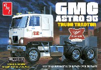 amt 1/25 カーモデル GMCアストロ 95 セミトラクター ミラービール