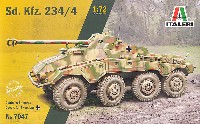 イタレリ 1/72 ミリタリーシリーズ Sd.Kfz.234/4 PAK40 75mm砲搭載 8輪対戦車自走砲 パックワーゲン