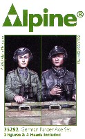 アルパイン 1/35 フィギュア WW2 ドイツ パンツァーエース セット (2体入)